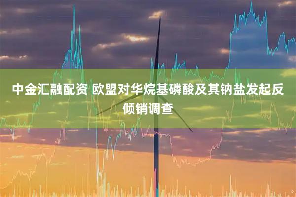 中金汇融配资 欧盟对华烷基磷酸及其钠盐发起反倾销调查