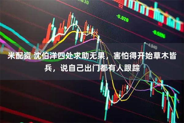 米配资 沈伯洋四处求助无果，害怕得开始草木皆兵，说自己出门都有人跟踪